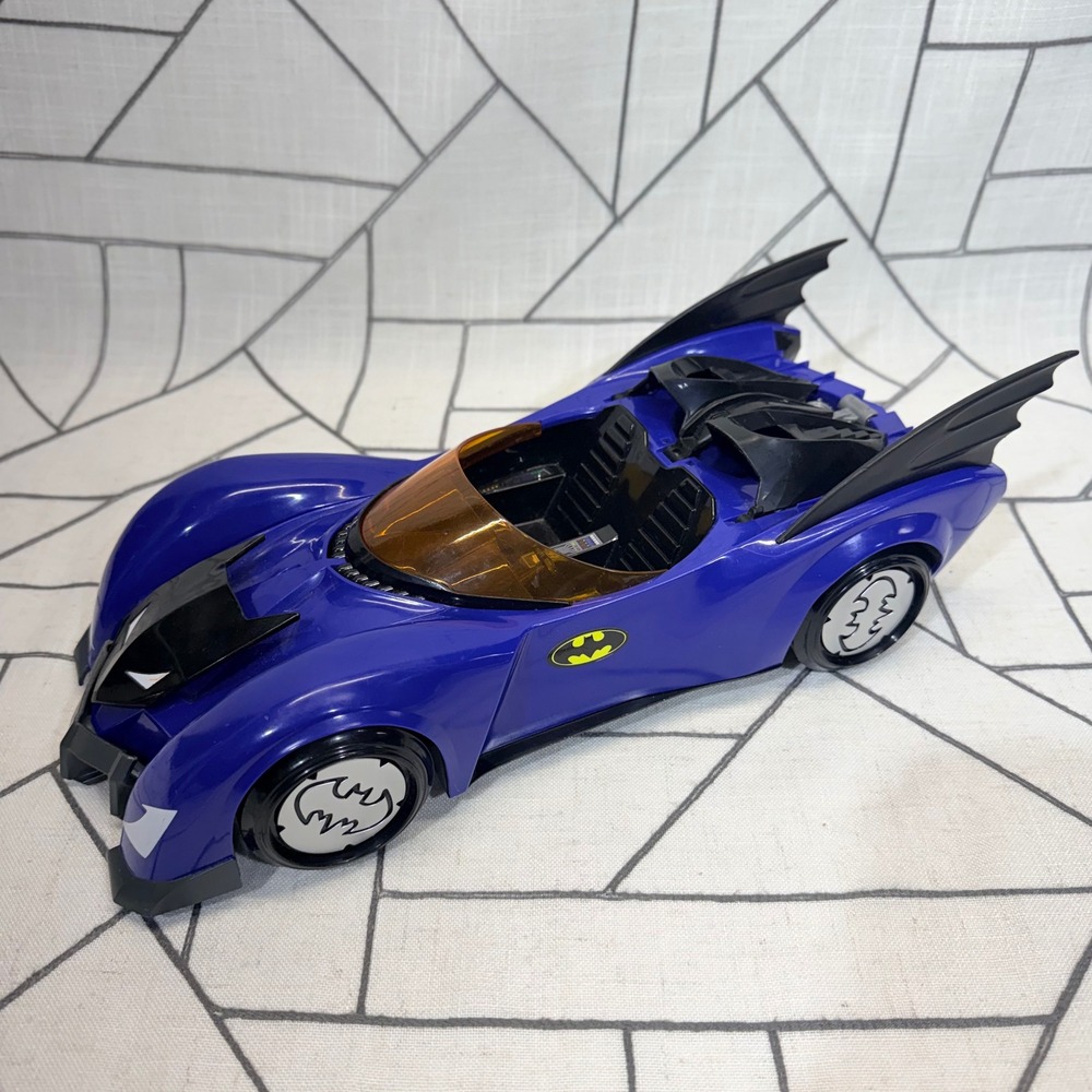 McFarlane Toys Batmobile 12 Inch Blue Animated Series DC Multiverse Vehicle